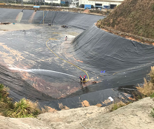福山废水池清理